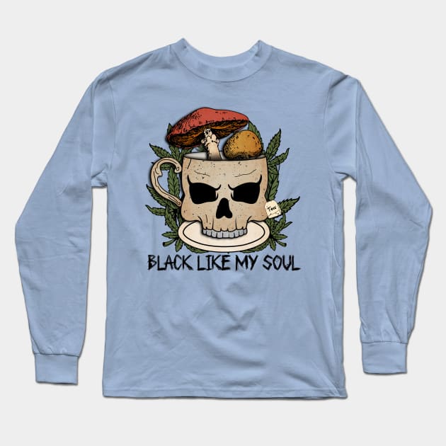 Give me Coffee or Give me Death Long Sleeve T-Shirt by Mad Panda